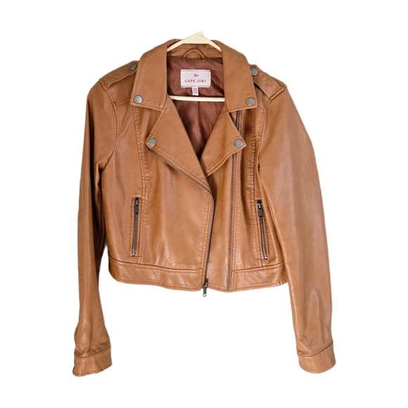 Cape Juby Jackets & Blazers - Cape Juby Leather Jacket for Women size Medium